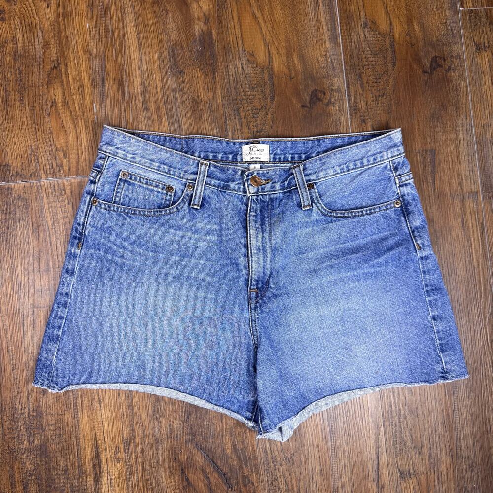 J. Crew light wash denim shorts size 31